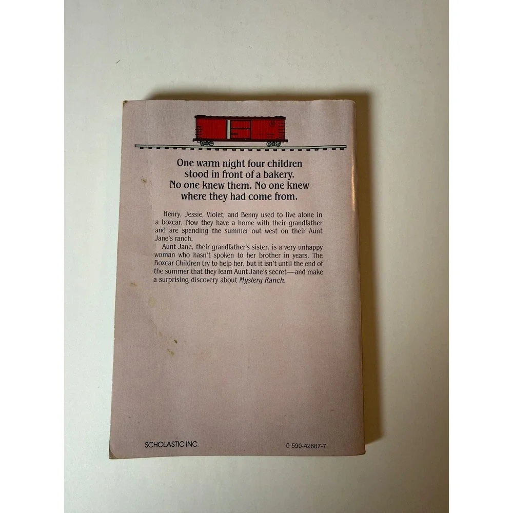 Mystery Ranch Boxcar Children 4 Gertrude‎ Chandler Warner Scholastic 1989